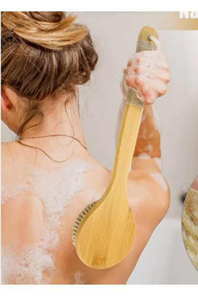 Efsoon Organics Eksfoliyatif Ciltler Için Duş Fırçası Ölü Deri Gideren Vücut ...