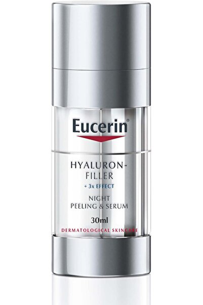 Eucerin Hyaluron Filler Anti-Aging Night Peeling & Moisturizing Serum for Face with Hyaluronic Acid,