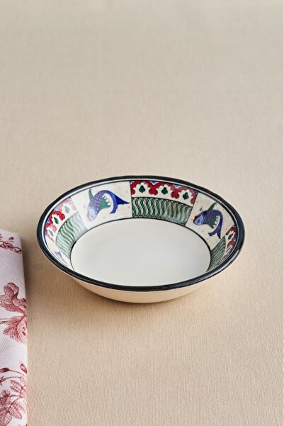 Karaca x Ömür Akkor İznik Balık Çerezlik 14 cm