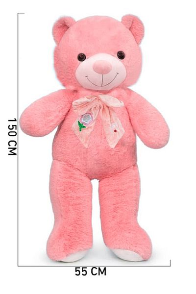 rexa Pink Plush Teddy Bear – Giant Stuffed Toy | 150 x 55 cm Cuddly Gift Bear