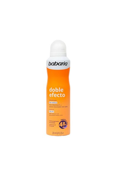 Babaria Alcohol-free deodorant spray for sensitive skin, with double effect, Silky Skin, Babaria, 200 ml