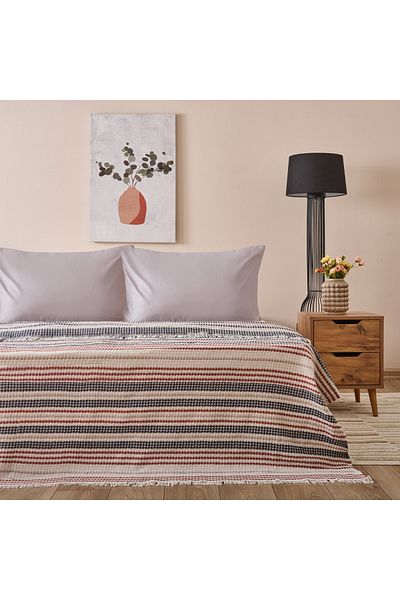 Evidea Soft Radiant Single Pike - Ecru / Navy Blue - 160X230 cm