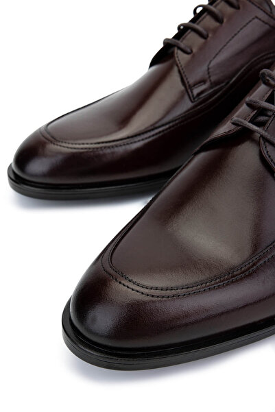 Tamer Tanca Erkek Hakiki Deri Kahverengi Klasik Ayakkabı