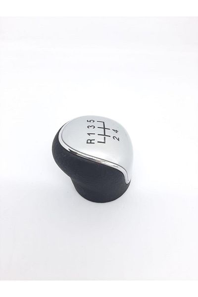 FVR Chevrolet Aveo (t300) Gray Schematic 5-Speed Leather Gear Shift Knob