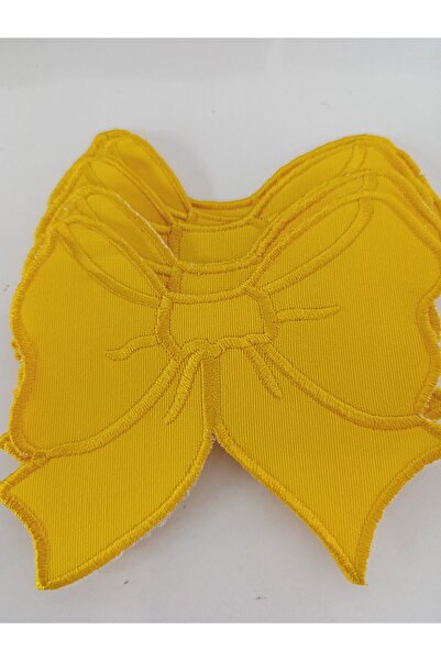 GALATATEKS servetel de prezentare pentru cocktail cu fundita galbena 6buc