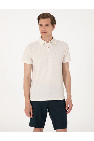 Pierre Cardin Μπεζ μπλουζάκι Slim Fit 50303867-VR011