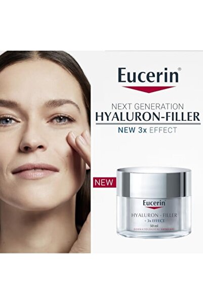 Eucerin Hyaluron Filler Anti-Aging Face Day Cream with Hyaluronic Acid, Plumps up Deep Wrinkles, UVA