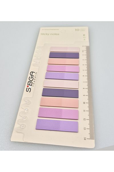 sibga tasarım Transparent Color Postit Post-It Post It. Book Marker Bookmark Postit Sticker Note Paper 200 Sheets