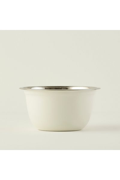 Bella Maison Giza Steel Bowl White (3200 Cc)