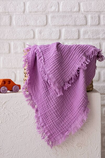 GELB Müslin 4 Katlı Bebek Battaniyesi 110cm X 110cm %100 Doğal Organik Pamuk