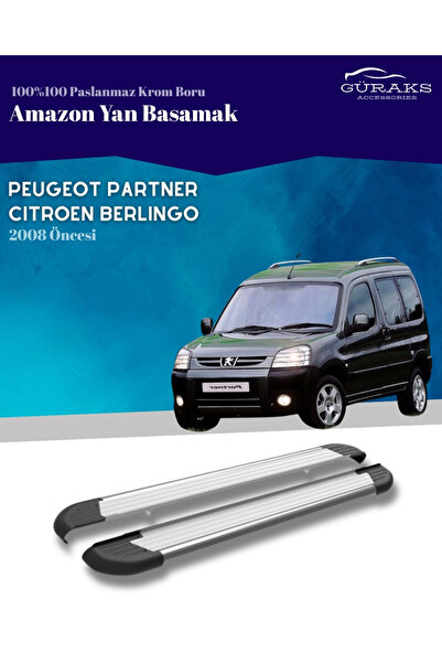 GÜRAKS Peugeot Partner Citroen Berlingo 2008 Öncesi Amazon Yan Basamak Uyumlu
