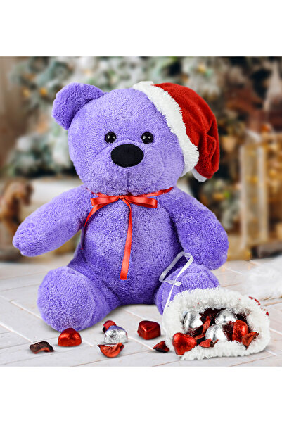 Özgüner Oyuncak Yılbaşı Özel 55 cm Noel Baba Ayıcığı (%100 Yerli)