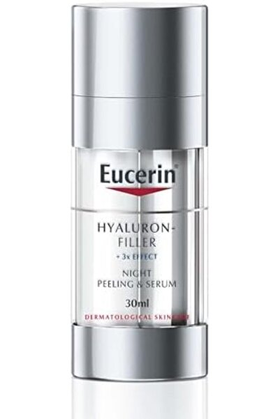 Eucerin Hyaluron Filler Anti-Aging Night Peeling & Moisturizing Serum for Face with Hyaluronic Acid,