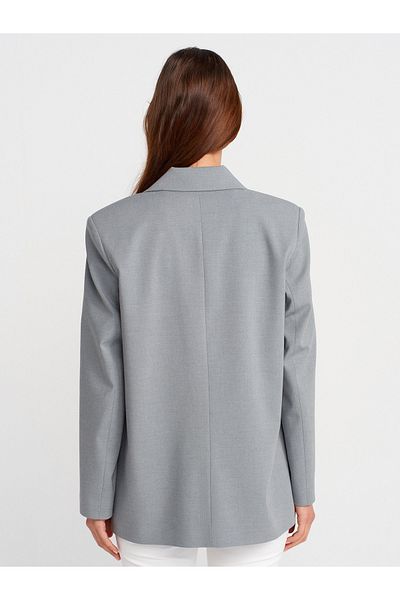 Dilvin 60770 Blazer Jacket-Grey