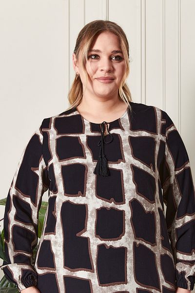 Ferace Plus Size Women's Shirt Tunic