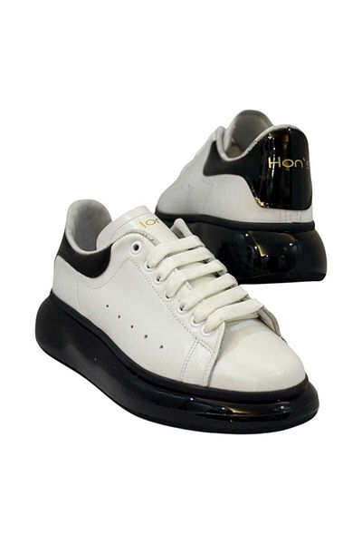 HON'S Ανδρικά παπούτσια Air Sole White Κλασικά αθλητικά παπούτσια με κορδόνια Sneakers Premium