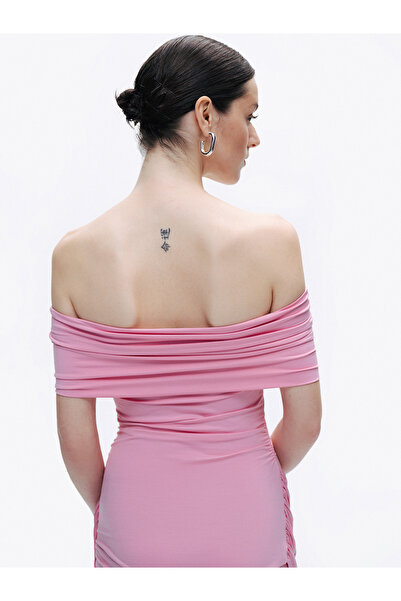 Nocturne Açık Omuzlu Mini Elbise