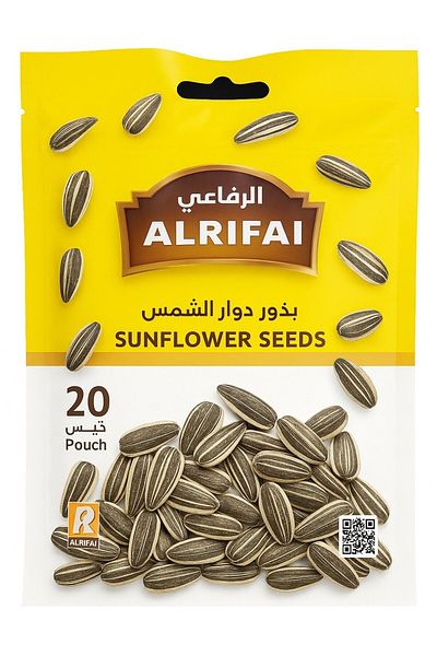 Al Rifai Sunflower Seeds Roasted Salted [25GMx20POUCH]