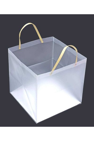 Party and Story Semi-transparent hard plastic bags 12pcs Size 35CM Ã—35CM Ã—35CM