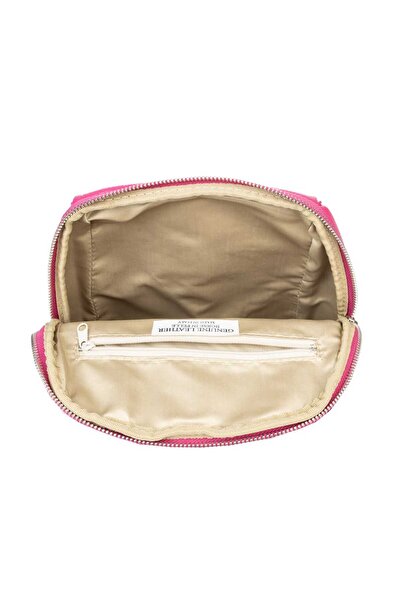 Toro Nero Women's backpack made of fuchsia genuine leather Cris