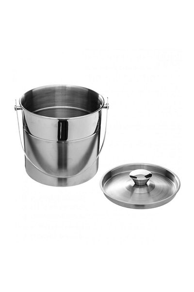 Secret de Gourmet Ice cream maker with lid, stainless steel, 15 cm