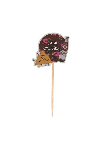 Party and Story Ramadan decorations for servings, 24 assorted pieces