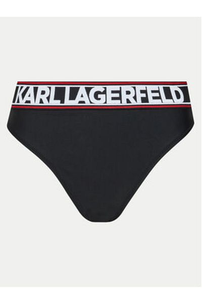 Karl Lagerfeld Women's Bikini Bottom 240W2222 Black