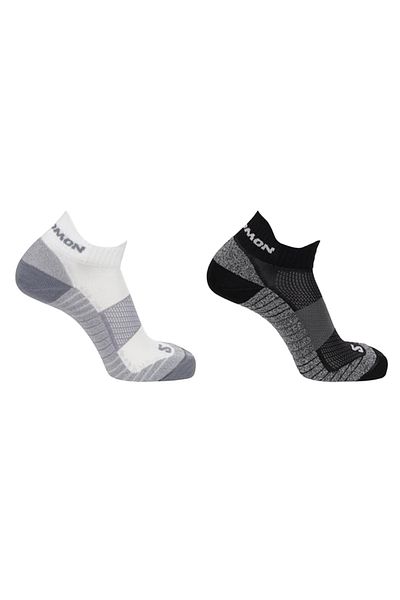Salomon Спортни ежедневни чорапи Aero Ankle, 3 чифта, цветни (3 чифта)