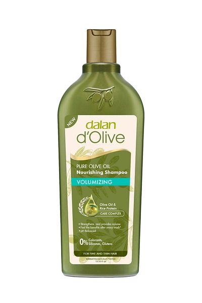 Dalan Șampon volumizant cu ulei de măsline natural D'olive 400 ml