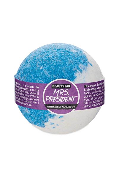 Beauty Jar Effervescent bath ball with sweet almond oil, Mrs. President, Beau...