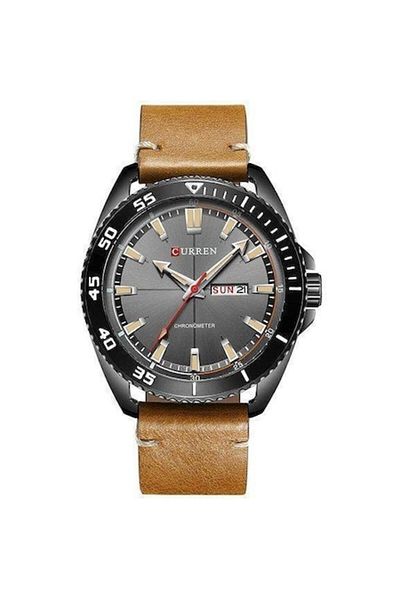 Curren MudMaster Men's Watch - Brown, Black