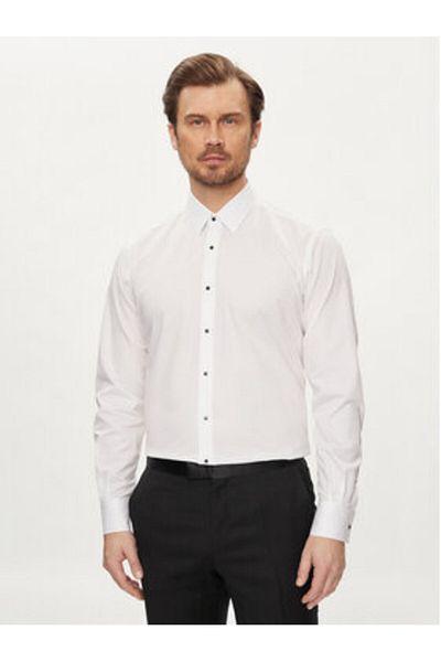 Karl Lagerfeld Cămașă bărbătească 605000 Albă