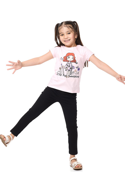 R&B Solid Skinny Fit Pants with Elastic Waist