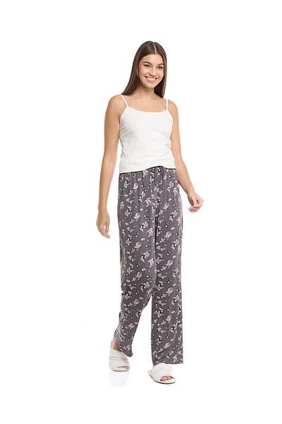 R&B Printed Lounge Pants With Drawstring Waist