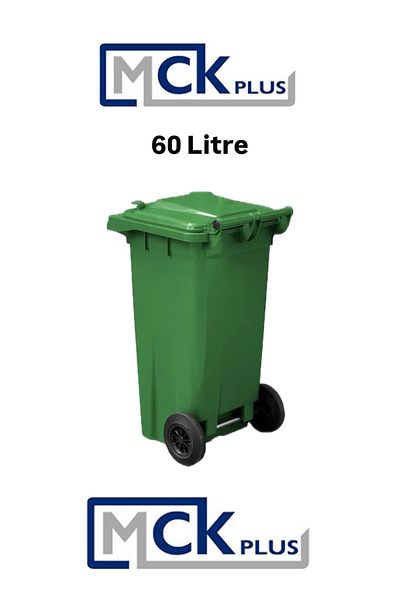 MCK Plus MCK Πλαστικός Κάδος Απορριμμάτων 60 Λίτρων Πλαστικός Κάδος - Ένα Υλικό Ανθεκτικό στη Θερμότητα