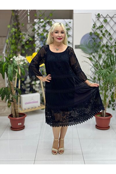 Punta Otantik Nc11533 Italian Silk Dress Black