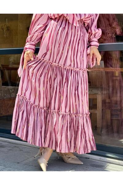 Hare Butik ADEL DESENLİ KLOŞ ETEK