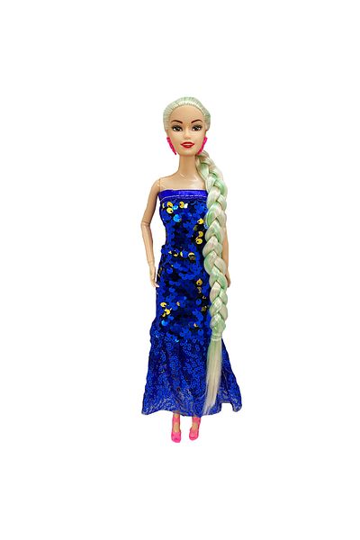 Gokidy Dollyland Mannequin Doll Sequined Star Dress - Blue