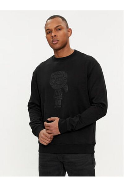 Karl Lagerfeld Mens Sweatshirt 705430 542941 Black
