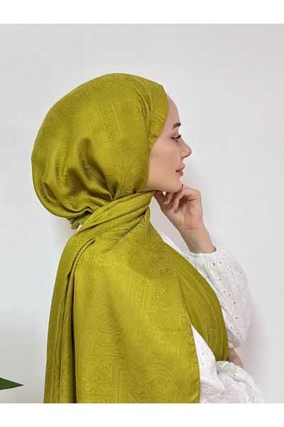 Pull Scarfs Menkaure Pattern - Olive Green