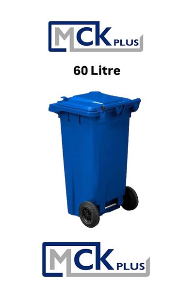 MCK Plus Mck Plastic Garbage Container 60 Liters Plastic Container - a Heat Resistant Material
