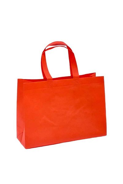 Party and Story Reusable, printable, cloth bags for shopping, red, 12 pieces Size(M)30Ã—40Ã—11CM