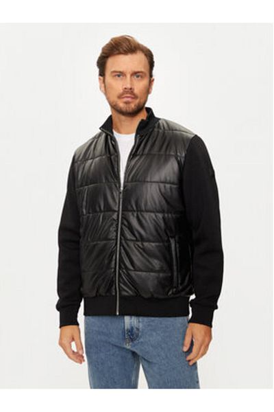 Karl Lagerfeld Mens Bomber Jacket 505065-544565 Black