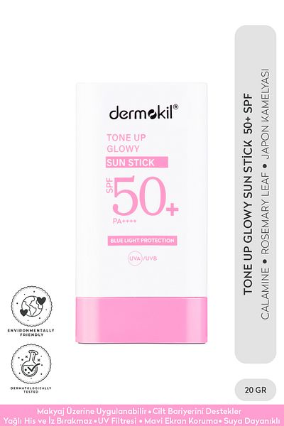 Dermokil Tone up Glowy Sun Stick 50 + Spf Tone Equalizing Stick Sunscreen