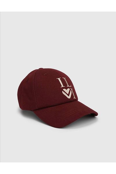 İLVİ Lali Gabardin Burgundy Women's Hat