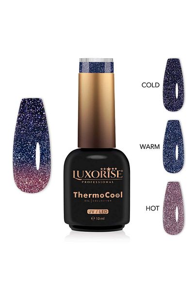 LUXORISE Ojă termică semipermanentă ThermoCool în 3 culori - Best Time 10ml