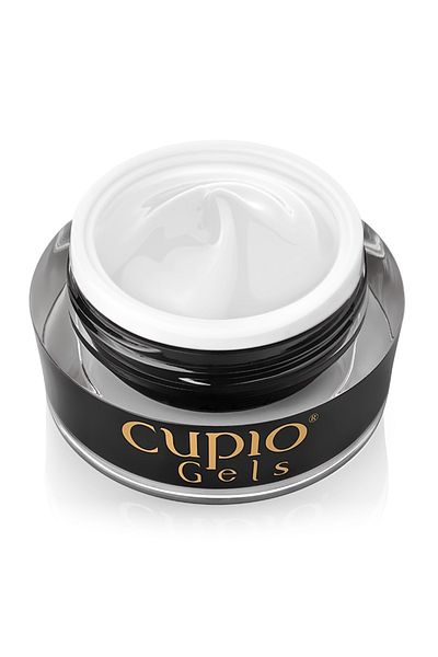 Cupio Gel pentru tehnica fara pilire - Make-Up Fiber Milky White 15ml
