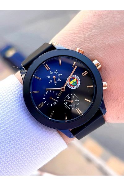 Quantum Fenerbahçe Licensed Internal Functions Active 3 Atm Silicone Cord Fan Wrist Watch 1907.951