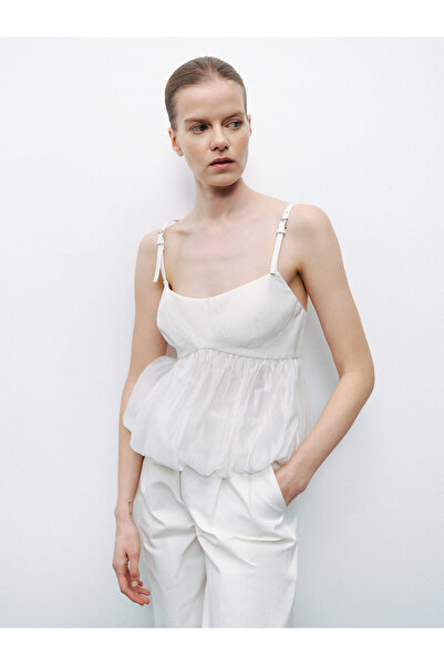 Nocturne Kemer Askı Detaylı Bluz