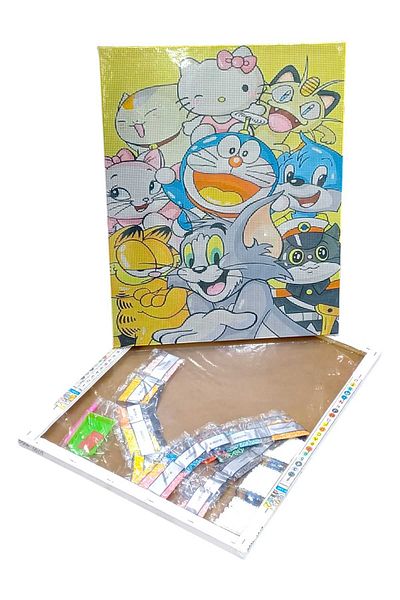 Party and Story Diamond painting kit for kids artwork